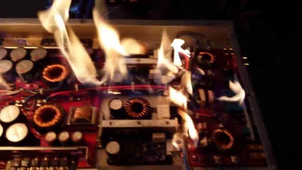 Damaged Amplifier