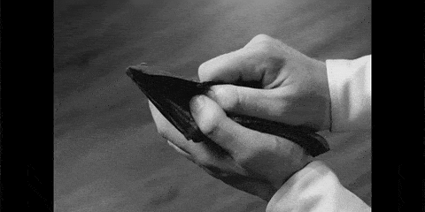 Empty wallet
