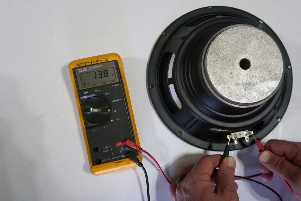 Test The Speaker Using A Multimeter