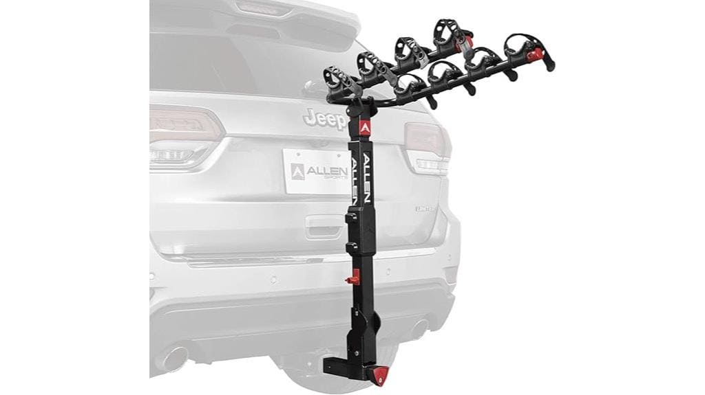 4 bike carrier with lock