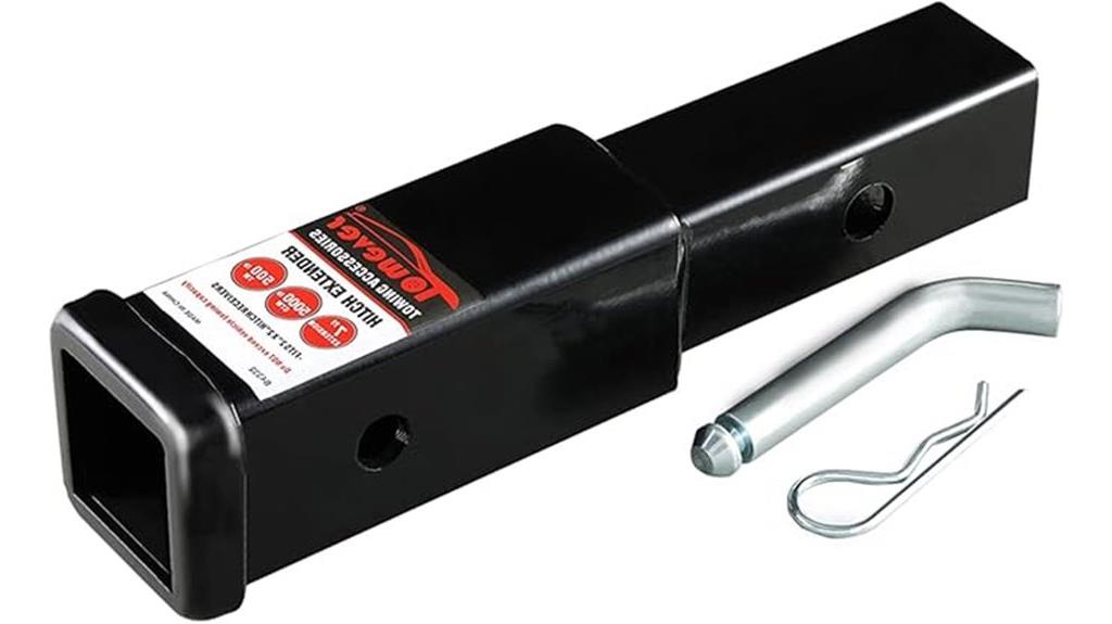 7 inch hitch extension tube