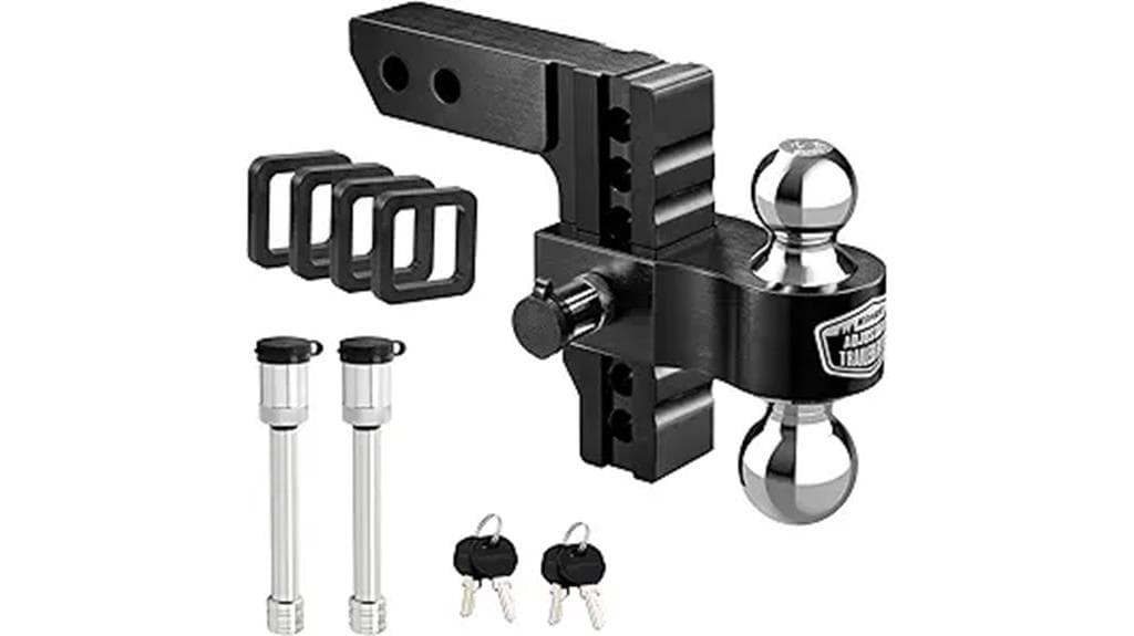 adjustable 2 inch trailer hitch