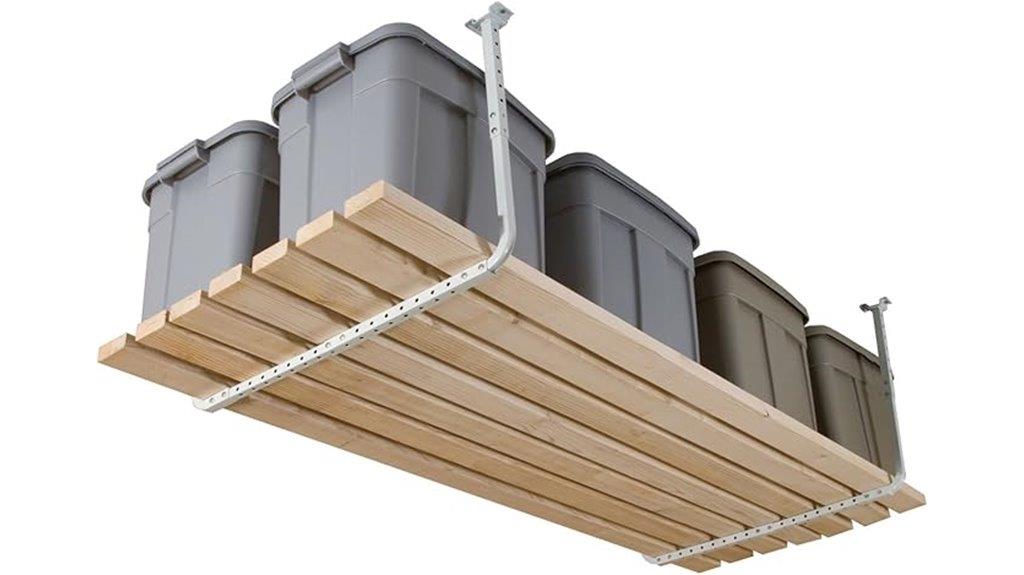 adjustable ceiling storage rack