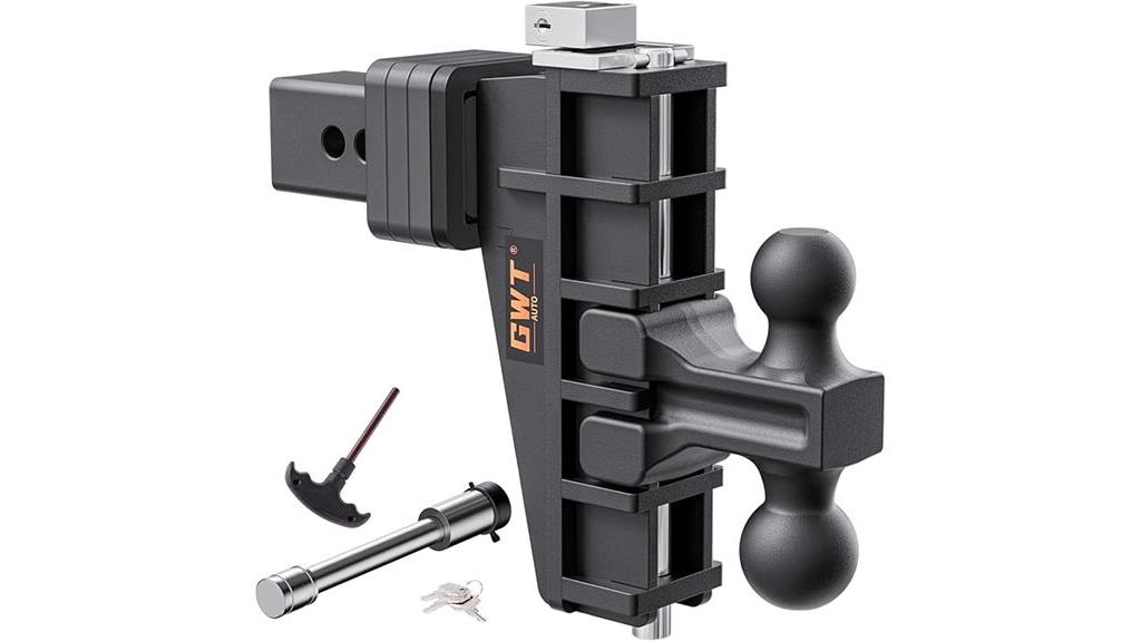 adjustable dual ball hitch