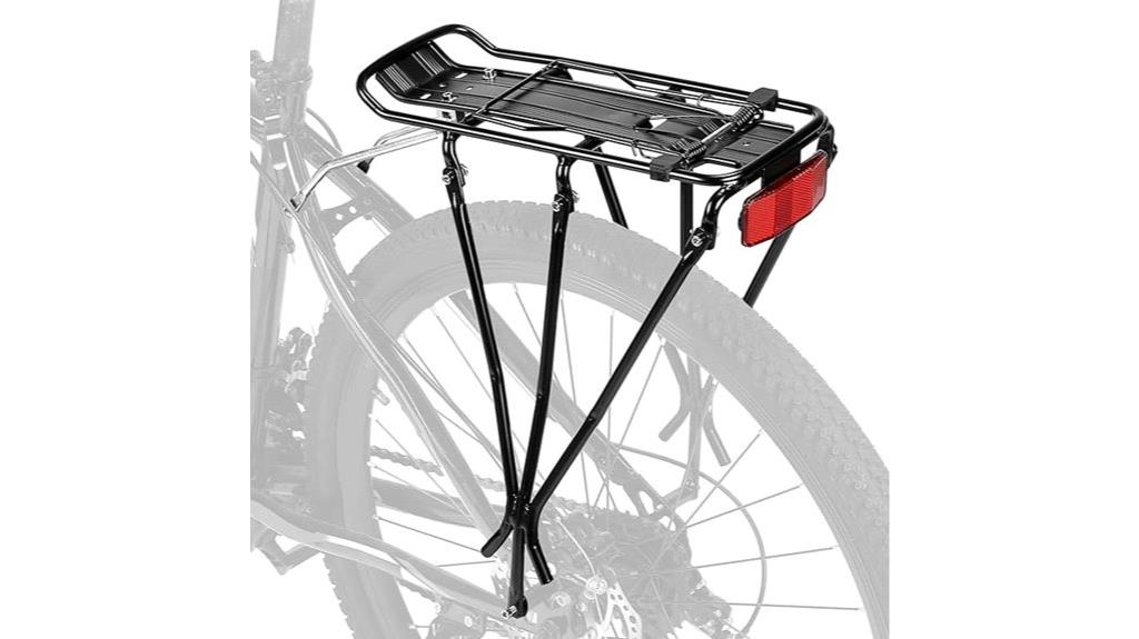 adjustable rear bike rack