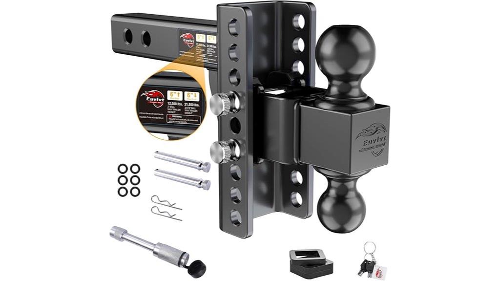 adjustable tow hitch receiver