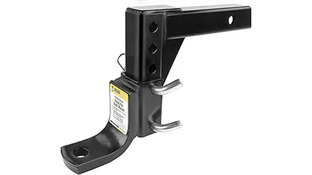 adjustable trailer hitch accessory