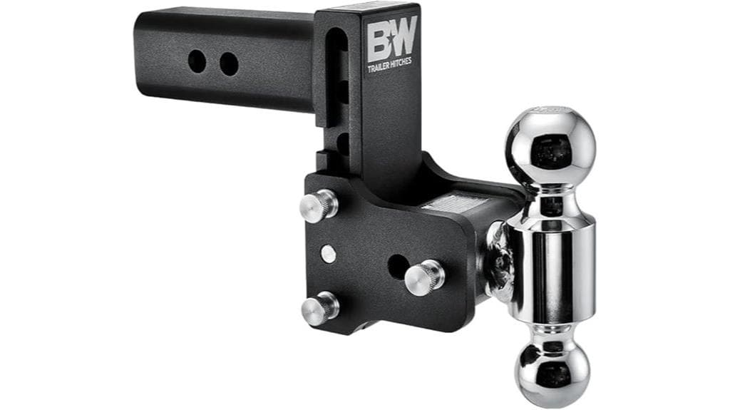 adjustable trailer hitch mount