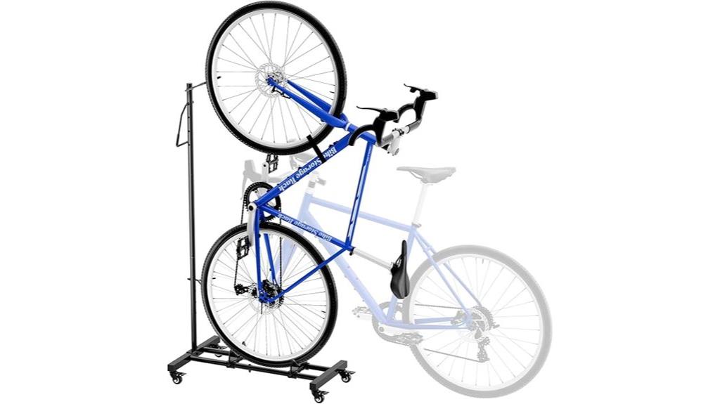 adjustable vertical bike stand