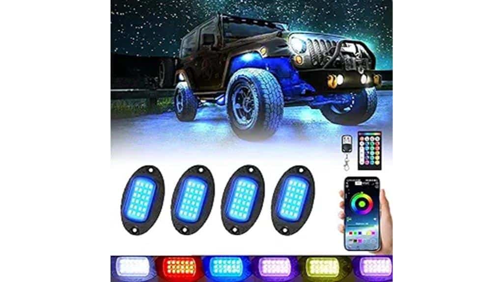 alloy led rock lights