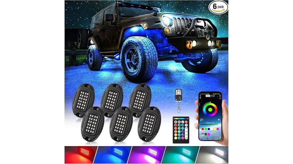 alloy led rock lights