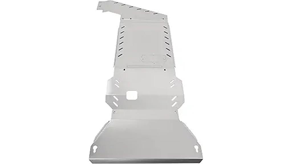 aluminium skid plate set