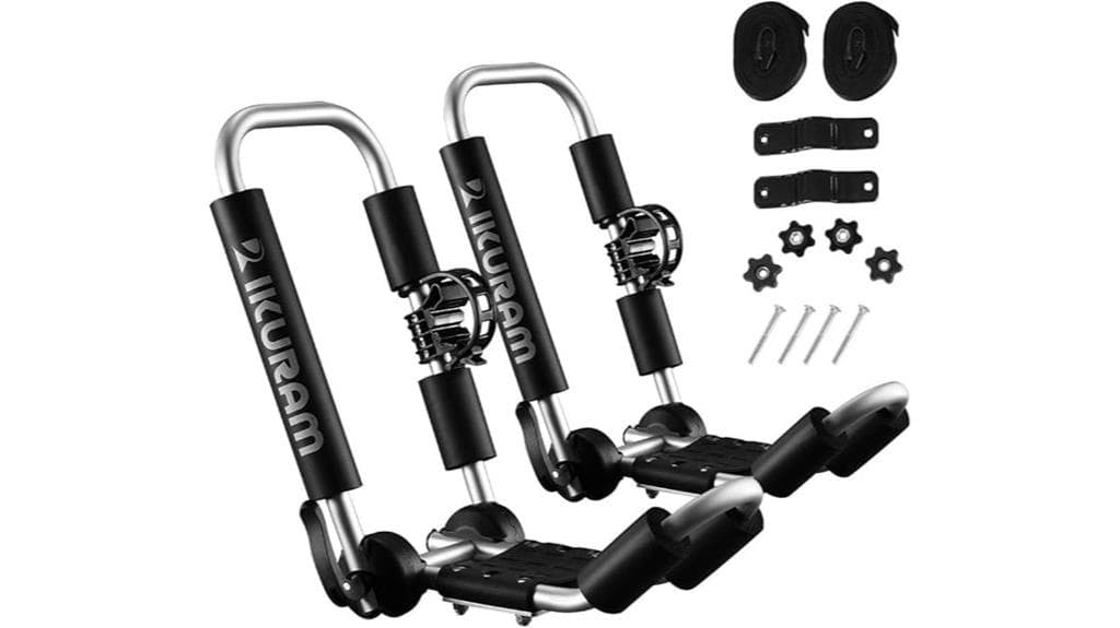 aluminum j style kayak carrier