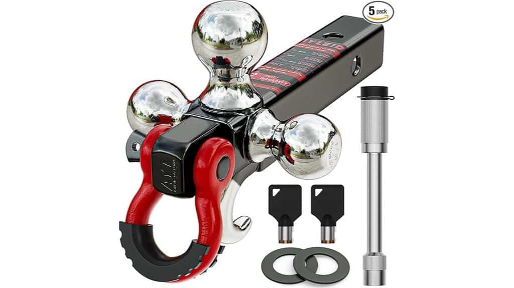 ayleid tri ball hitch mount