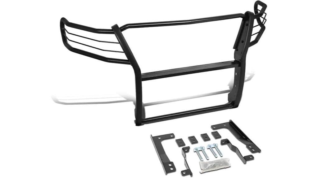 black steel bumper guard