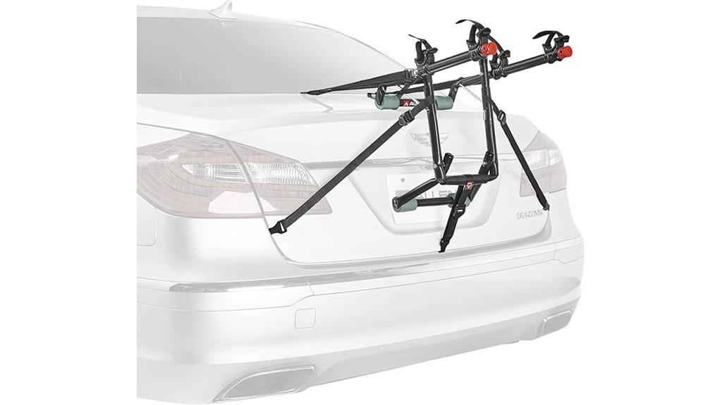 deluxe 2 bike trunk rack