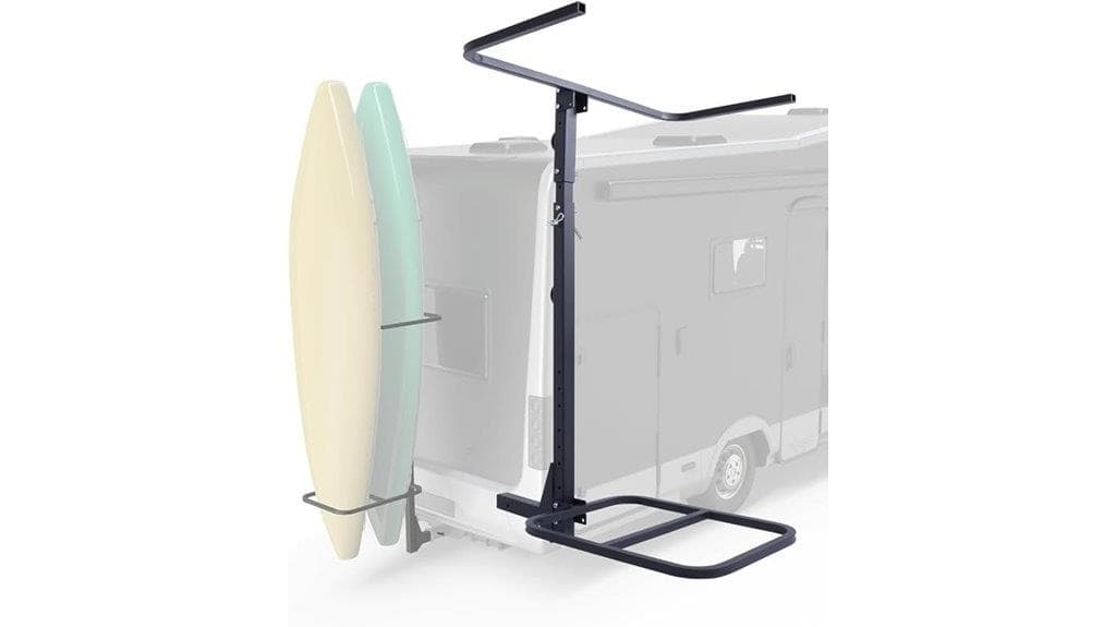 dual kayak hitch rack