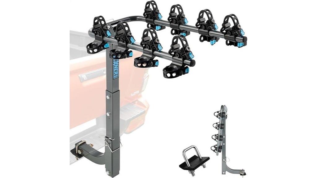 enhanced hitch mount rack