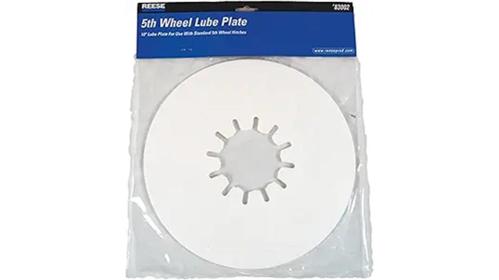 fifth wheel lube plate