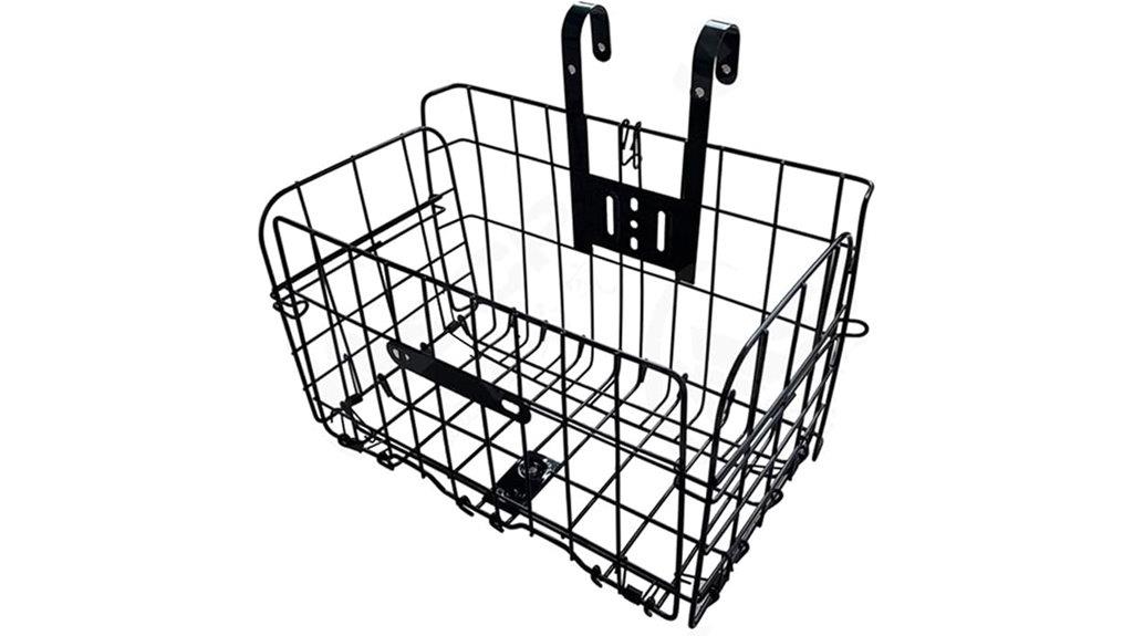 folding bicycle front basket