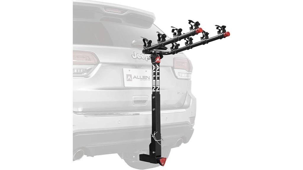 four bike hitch carrier
