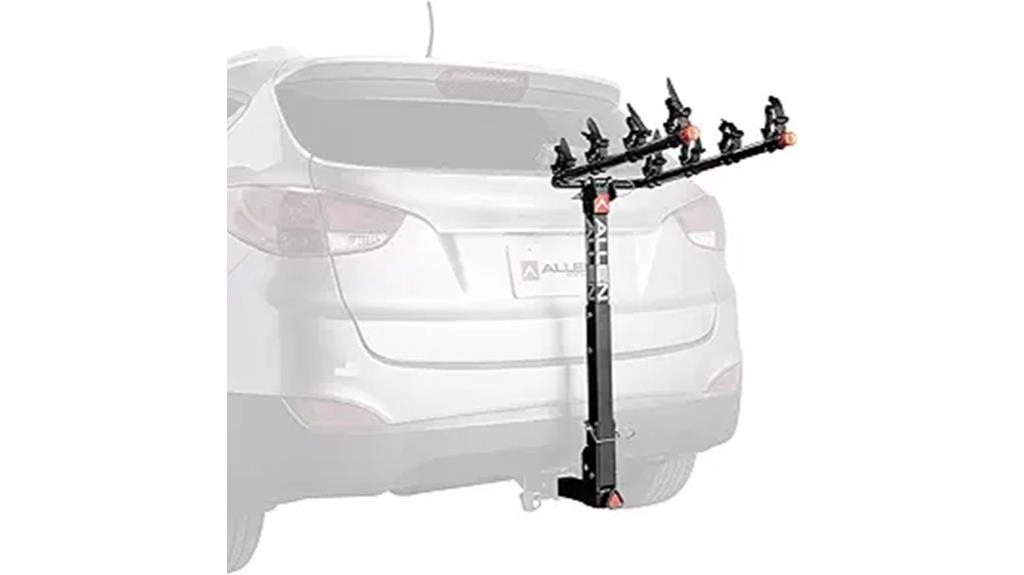 four bike hitch rack
