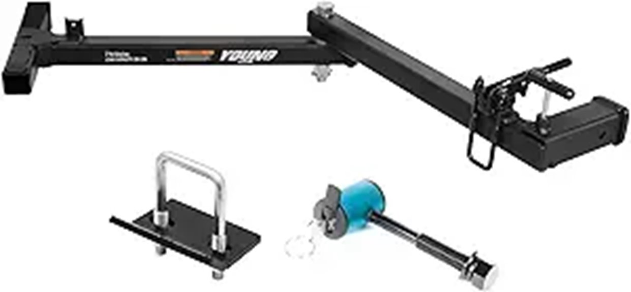 heavy duty swing away hitch