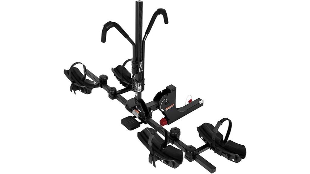 hitch mount bicycle rack
