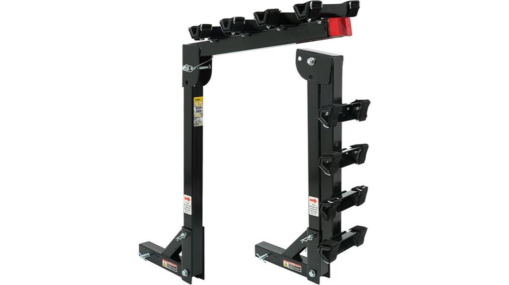 hitch mounted bike carrier system