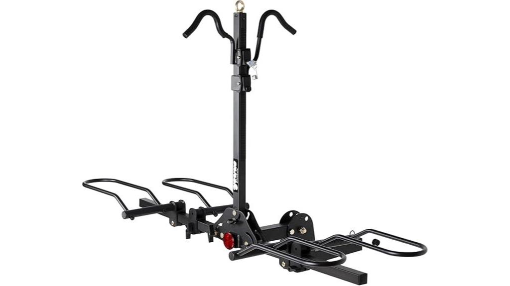 hitch mounted bike rack capacity