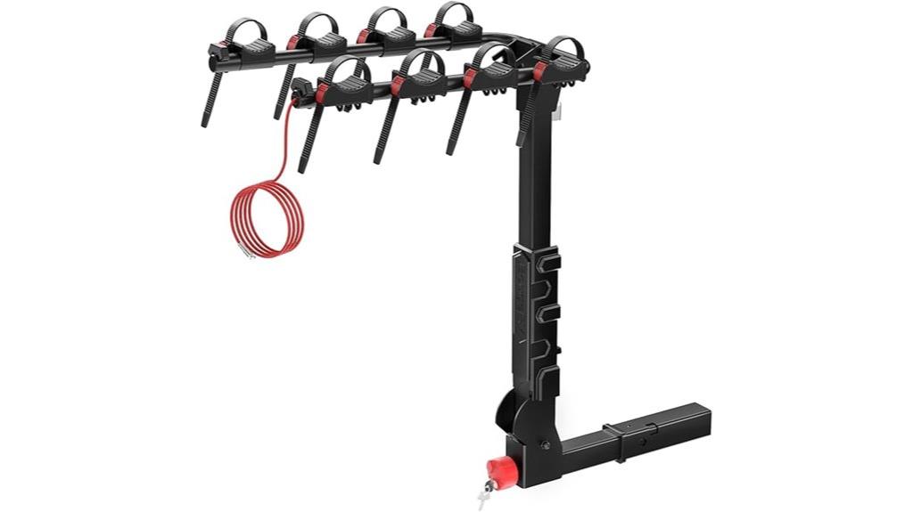 hitch mounted bike rack upgrade