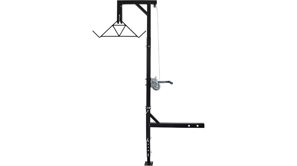 hitch mounted game hoist kit
