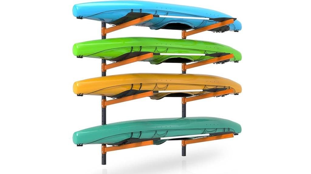 indoor outdoor kayak storage