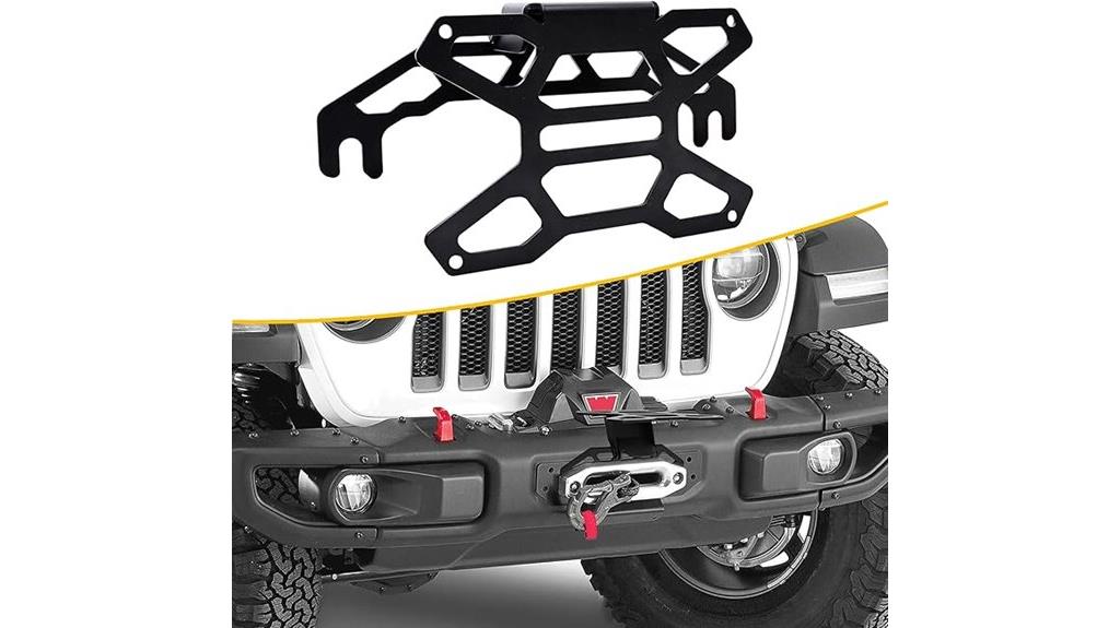 jeep wrangler license plate frame
