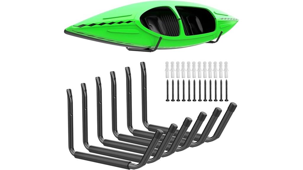 kayak storage wall hooks