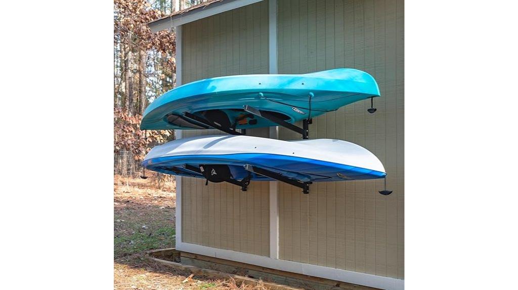 kayak storage wall rack
