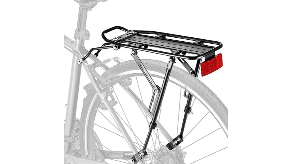 large reflective touring rack