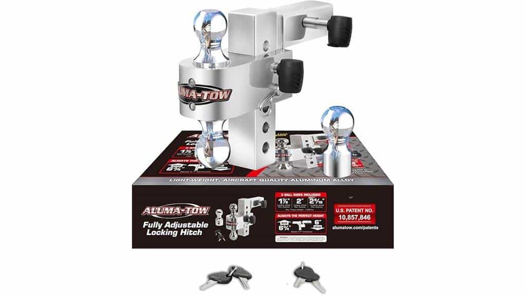 lightweight adjustable aluminum hitch