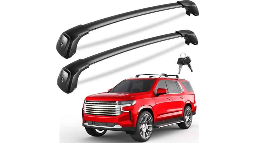 lockable roof rack bars