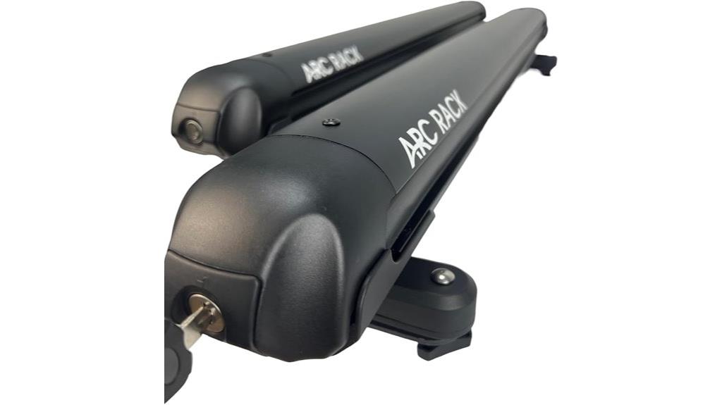 low profile ski rack