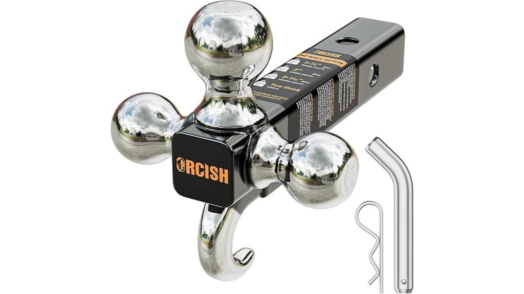 orcish tri ball hitch mount
