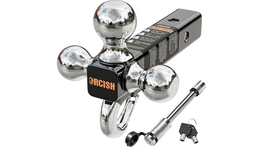 orcish tri ball hitch mount