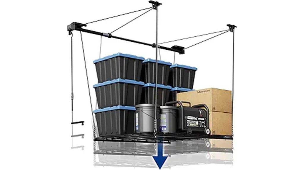 overhead garage storage solution