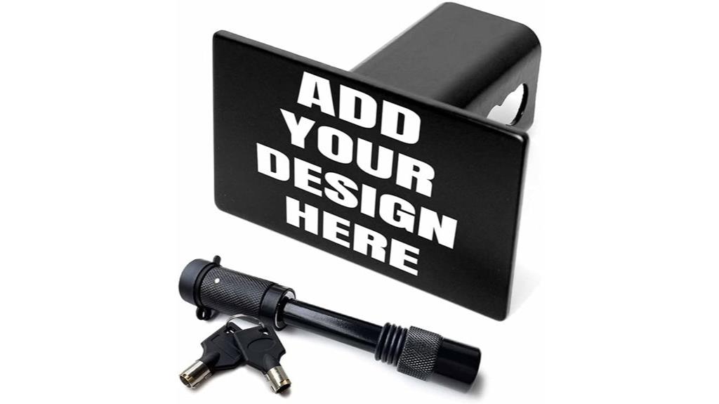 personalized tow hitch cover