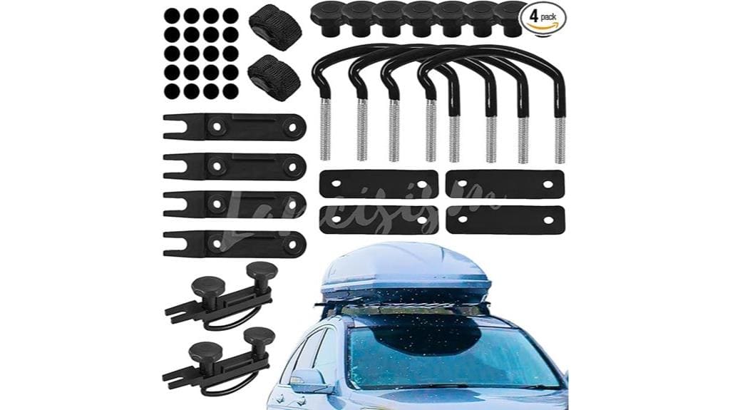 roof box clamp set