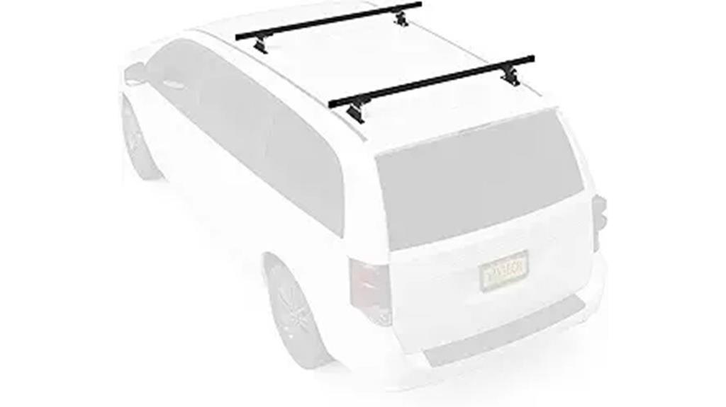 steel ladder van rack