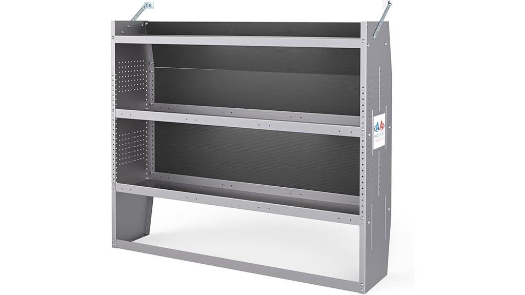 steel van shelving system