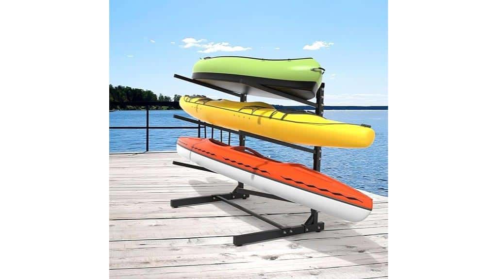 sturdy kayak storage solution