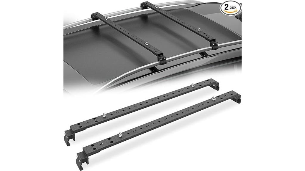 sturdy roof rack bars