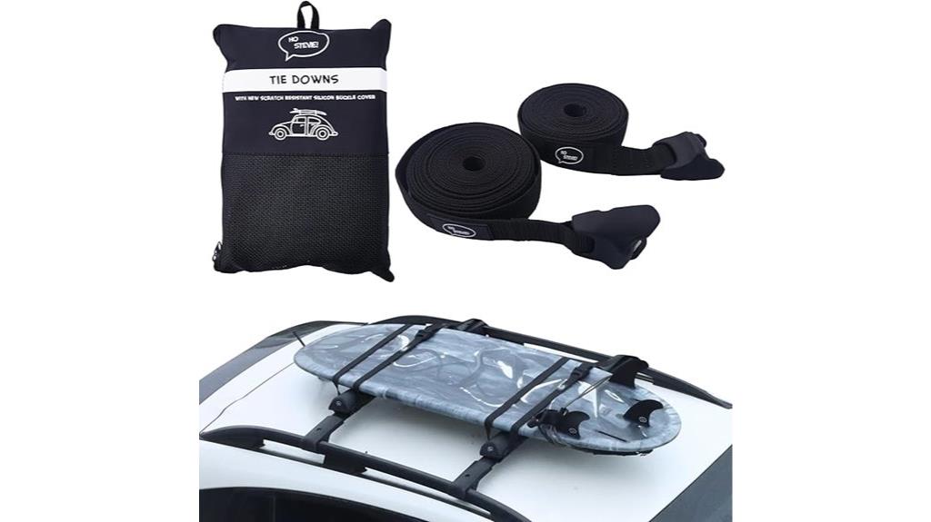 surfboard roof rack straps